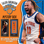 Load image into Gallery viewer, Jalen Brunson Mystery Box Featuring Two New York Knicks Large Wall Decor