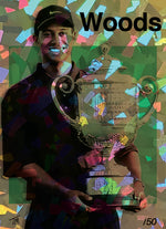 Load image into Gallery viewer, Tiger Woods - PGA Champion - Spotlight with LTD Gold Refractor Card