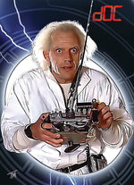 Load image into Gallery viewer, Back to the Future with Dr. Emmett Brown Card