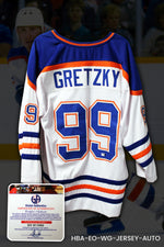 Load image into Gallery viewer, Wayne Gretzky - Edmonton Oilers - Autographed Jersey