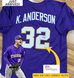 Load image into Gallery viewer, Kade Anderson – LSU Tigers – Autographed Jersey