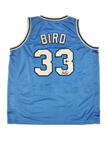 Load image into Gallery viewer, Larry Bird – Indiana State Sycamores – Autographed Framed Jersey