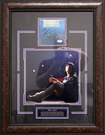 Load image into Gallery viewer, Billie Eilish – Framed Photo with Autographed Hit Me Hard and Soft CD Cover