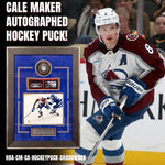 Load image into Gallery viewer, Cale Makar – Autographed Hockey Puck Framed Shadowbox