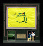 Load image into Gallery viewer, Fred Couples - Autographed 2012 Masters Pin Flag - Framed