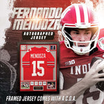 Load image into Gallery viewer, Fernando Mendoza – Indiana Hoosiers – Autographed Framed Jersey