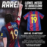 Load image into Gallery viewer, Lionel Messi - FC Barcelona Number 19 Autographed Framed Jersey