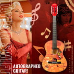 Load image into Gallery viewer, Taylor Swift - The Life of a Showgirl - Autographed Guitar - Framed Shadowbox