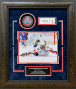 Load image into Gallery viewer, Alexander Ovechkin - Washington Capitals - Autographed Framed Puck with Replica Ticket
