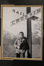 Load image into Gallery viewer, Johnny Cash – Autographed Framed Photo with "I Walk the Line" Lyrics - SOLD!