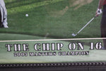 Load image into Gallery viewer, Tiger Woods - 2005 Masters - Tiger's Chip on 16 - Framed Video