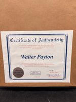 Load image into Gallery viewer, Walter Payton – Chicago Bears – Autographed Framed Photo with Super Bowl XX Ticket & Championship Ring