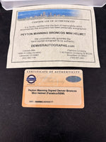 Load image into Gallery viewer, Peyton Manning - Denver Broncos - Autographed Mini Helmet