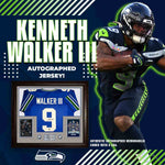 Load image into Gallery viewer, Kenneth Walker - Seattle Seahawks - Autographed Jersey with Commemorative Coins