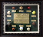 Load image into Gallery viewer, History of the Golf Ball - Shadowbox