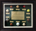 Load image into Gallery viewer, History of the Golf Ball - Shadowbox