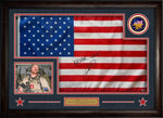 Load image into Gallery viewer, Robert O’Neill – Autographed U.S. Flag Framed Display