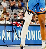 Load image into Gallery viewer, Shai Gilgeous-Alexander - Oklahoma City Thunder - Autographed Frame Photo and Replica NBA Ticket