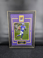 Load image into Gallery viewer, Justin Jefferson - Minnesota Vikings - Autographed Card - Framed Picture