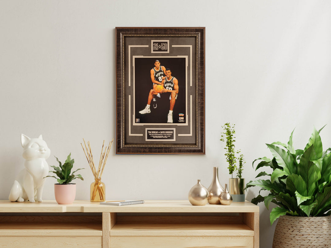 Tim Duncan & David Robinson | Framed Photo