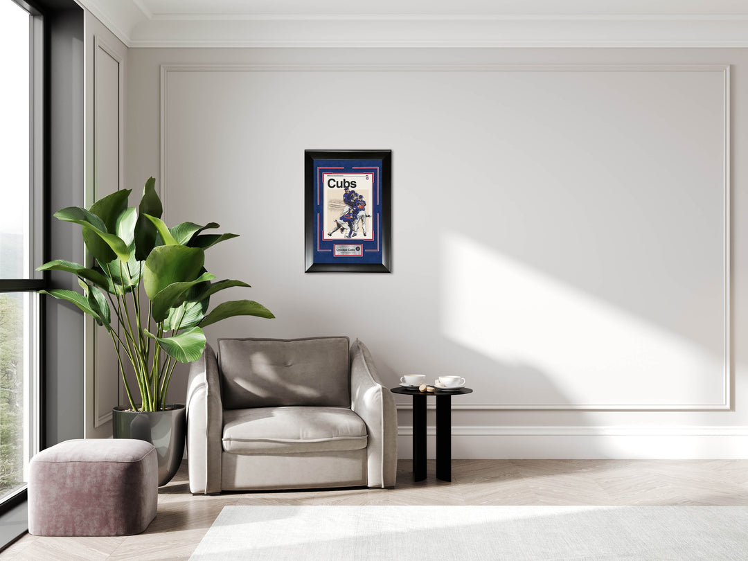 Chicago Cubs - Mid-Century Art - 2016 WS Champions