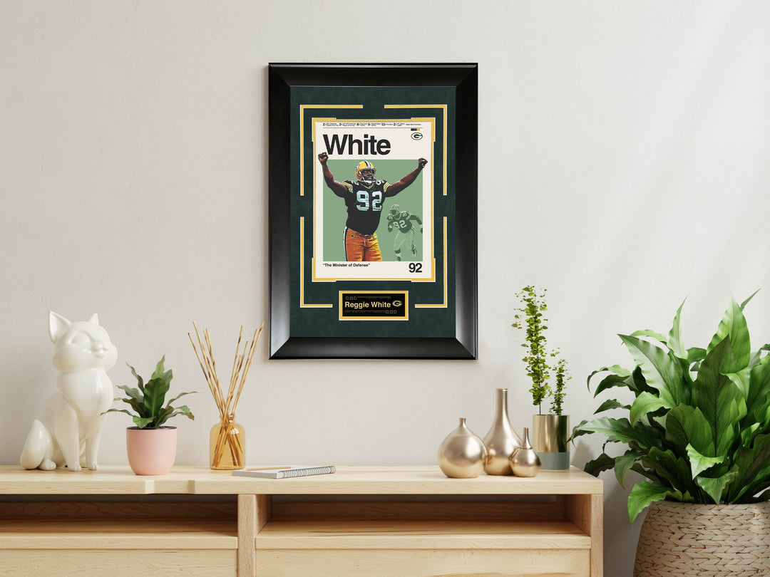 Reggie White - Green Bay Packers - Mid-Century Art