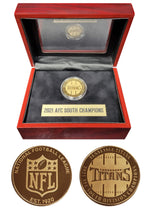 Load image into Gallery viewer, Tennessee Titans | Coin Display | Coin, Plate, Box &amp; Matting
