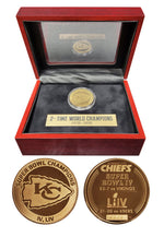 Load image into Gallery viewer, Kansas City Chiefs | Coin Display | Coin, Plate, Box &amp; Matting
