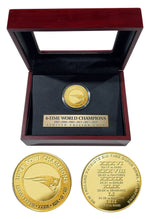 Load image into Gallery viewer, New England Patriots | Coin Display | Coin, Plate, Box & Matting