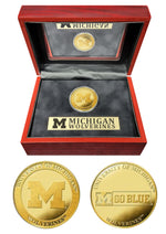 Load image into Gallery viewer, Michigan Wolverines Coin Display