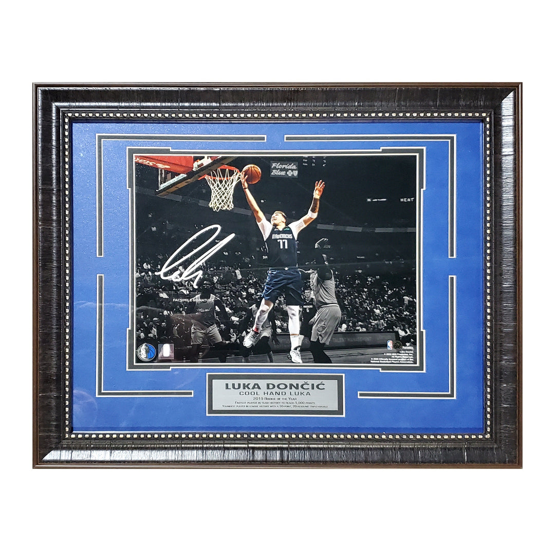 Luka Dončić #77 | Cool Hand Luka | Framed Photo