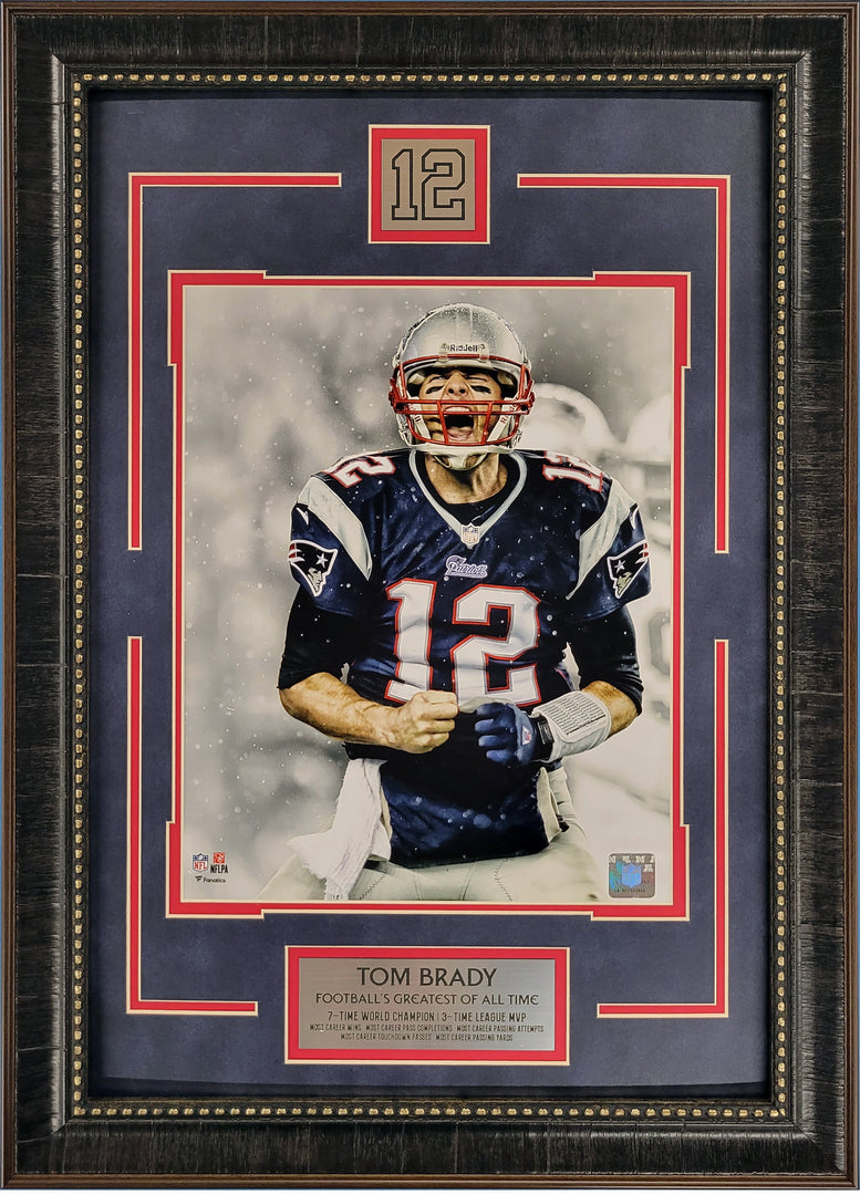 Tom Brady | Football's Greatest of All Time | Framed Photo