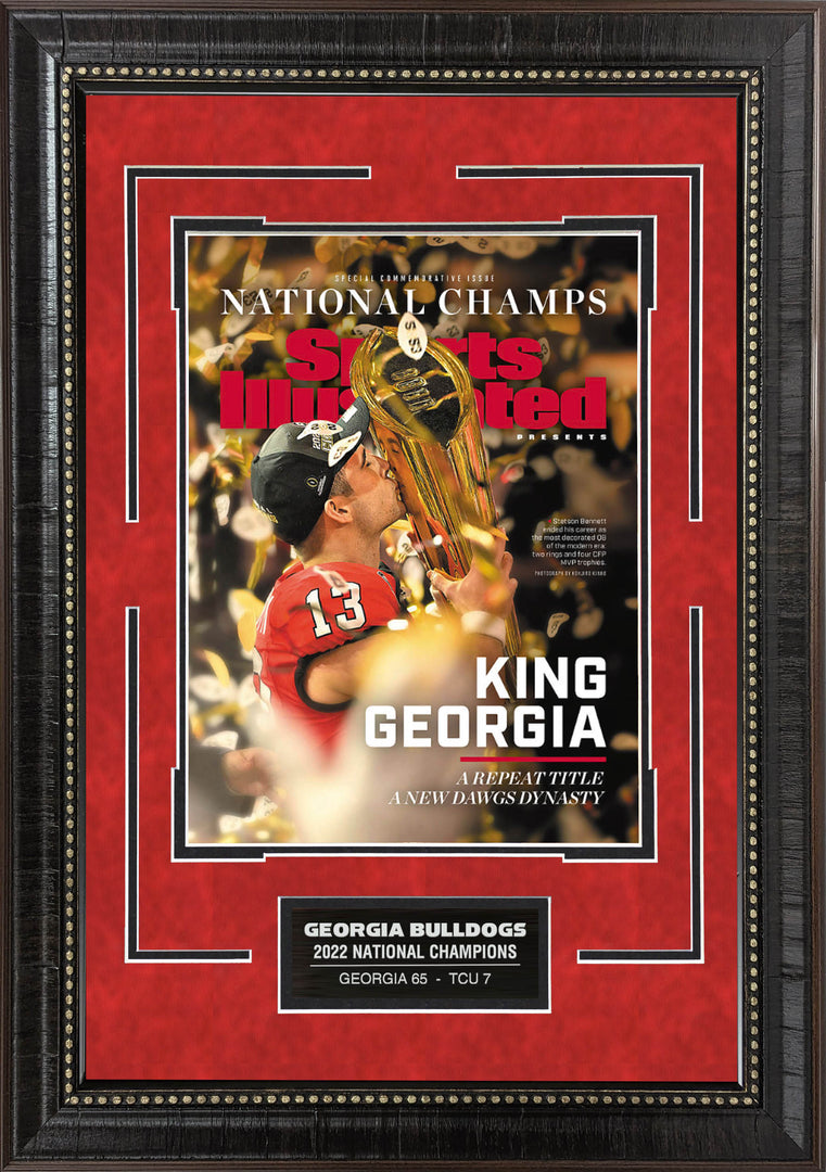 Georgia Bulldogs 2022 Champions - Si Cover (RED)