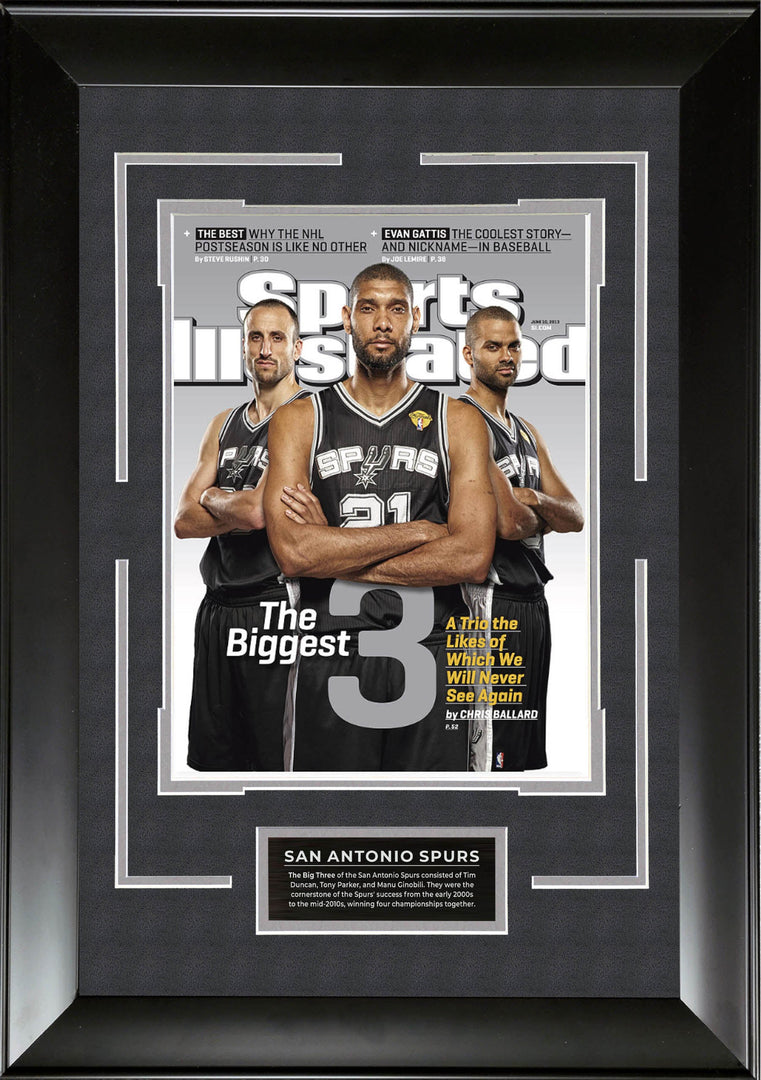 San Antonio Spurs - The Big Three - SI Cover