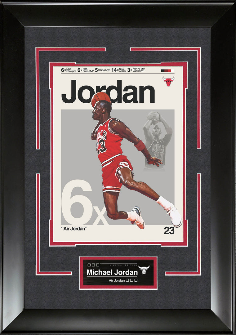 Michael Jordan Mid-Century Art - Chicago Bulls