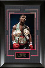 Load image into Gallery viewer, Mike Tyson Wearing Championship Belts