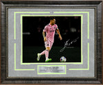 Load image into Gallery viewer, Lionel Messi - First Win in the US - Spotlight with Facsimile Signature