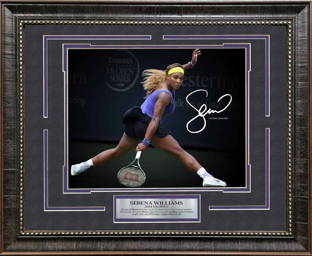 Serena Williams Spotlight with Facsimile Signature