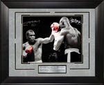 Load image into Gallery viewer, Sugar Ray Leonard vs Marvin Hagler Spotlight with Facsimile Signatures