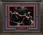Load image into Gallery viewer, LeBron James &amp; Dwayne Wade Spotlight with Facsimile Signatures
