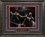 Load image into Gallery viewer, LeBron James & Dwayne Wade Spotlight with Facsimile Signatures