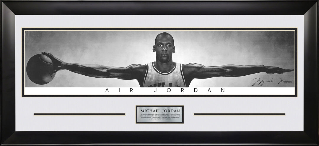 Michael Jordan - Wing Span - With Facsimile Signature
