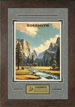 Load image into Gallery viewer, Yosemite National Park Vintage Art