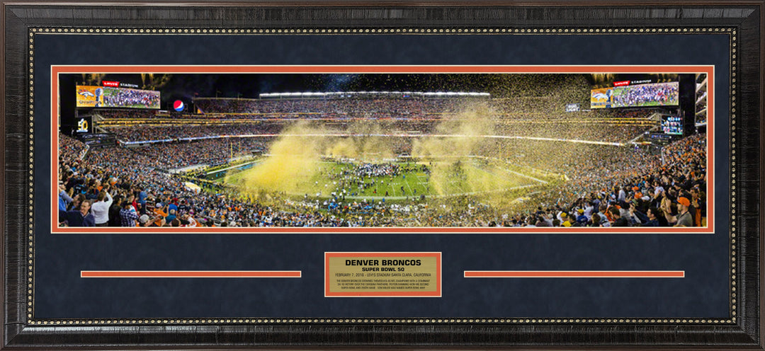 Denver Broncos 2016 Super Bowl 50 Victory Panorama