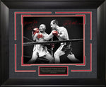 Load image into Gallery viewer, Rocky Marciano vs Jersey Joe Walcott Spotlight with Facsimile Signatures