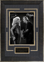 Load image into Gallery viewer, Tammy Wynette and George Jones Spotlight with Facsimile Signatures