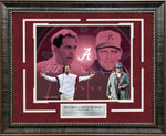 Load image into Gallery viewer, Nick Saban and Paul Bear Bryant Spotlight with Facsimile Signatures
