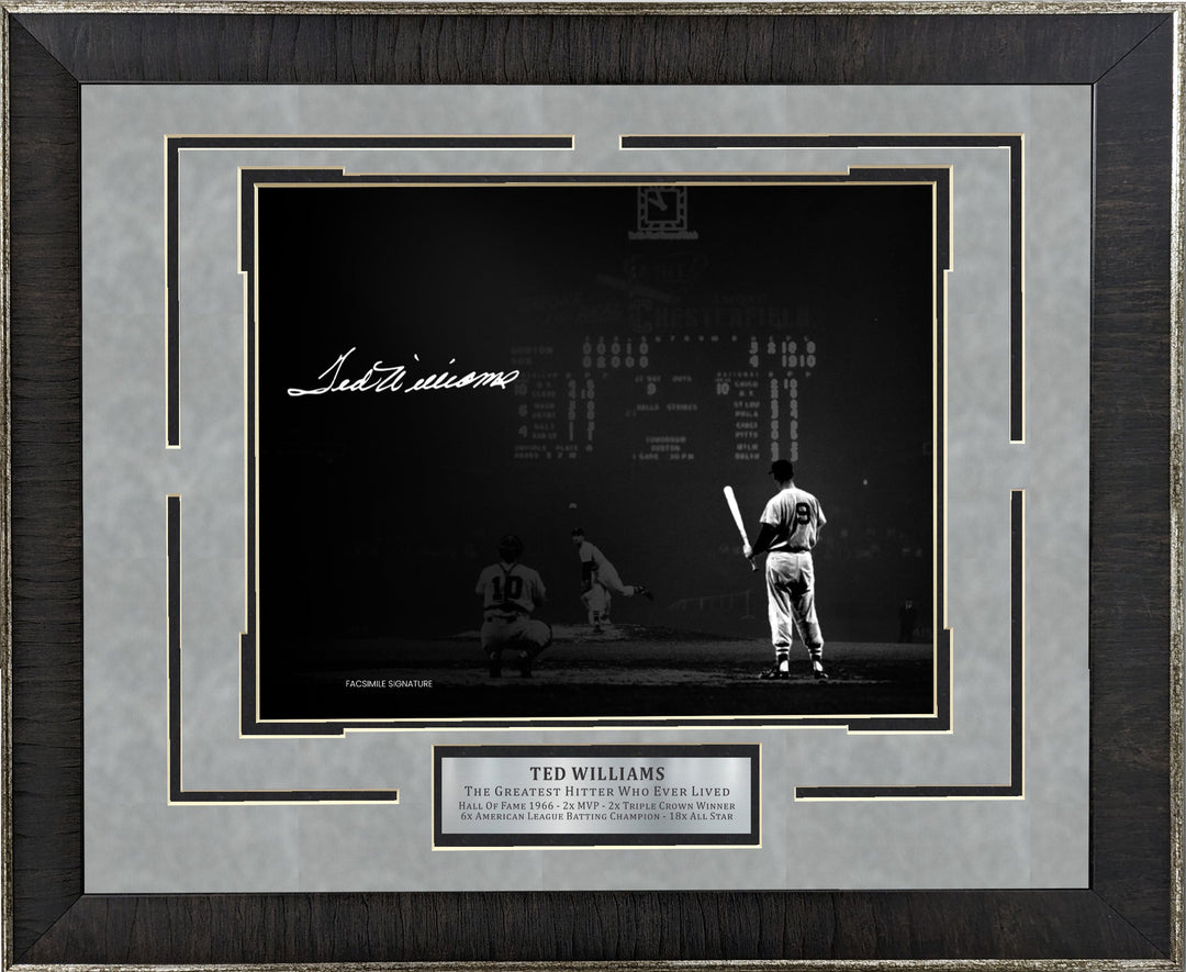 Ted Williams - Boston Red Sox Spotlight with Facsimile Signature