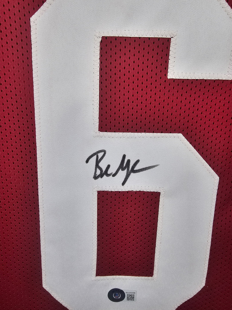 Baker Mayfield - Oklahoma Sooners - Autographed Jersey - Framed