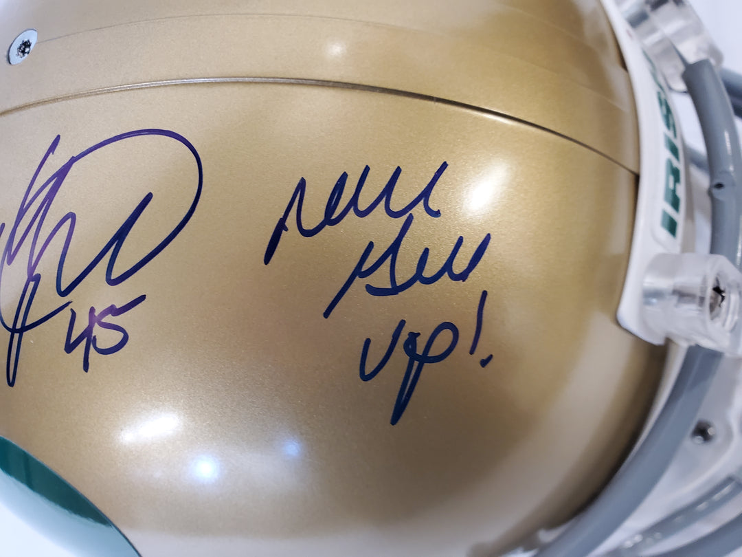 Rudy Ruettiger - Notre Dame - Autographed Helmet